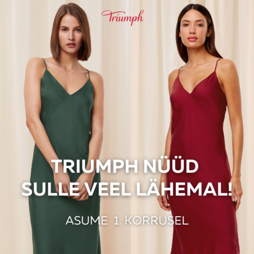 Triumph nüüd esimesel korrusel.